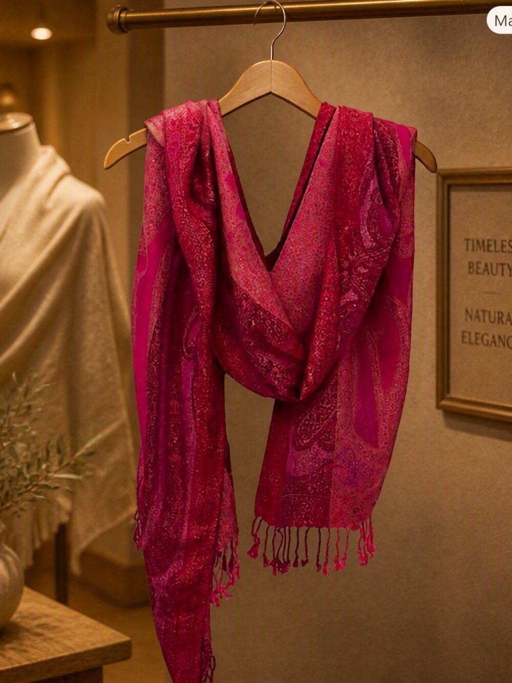 Collection Eighteen Tapestry Style Paisley Scarf